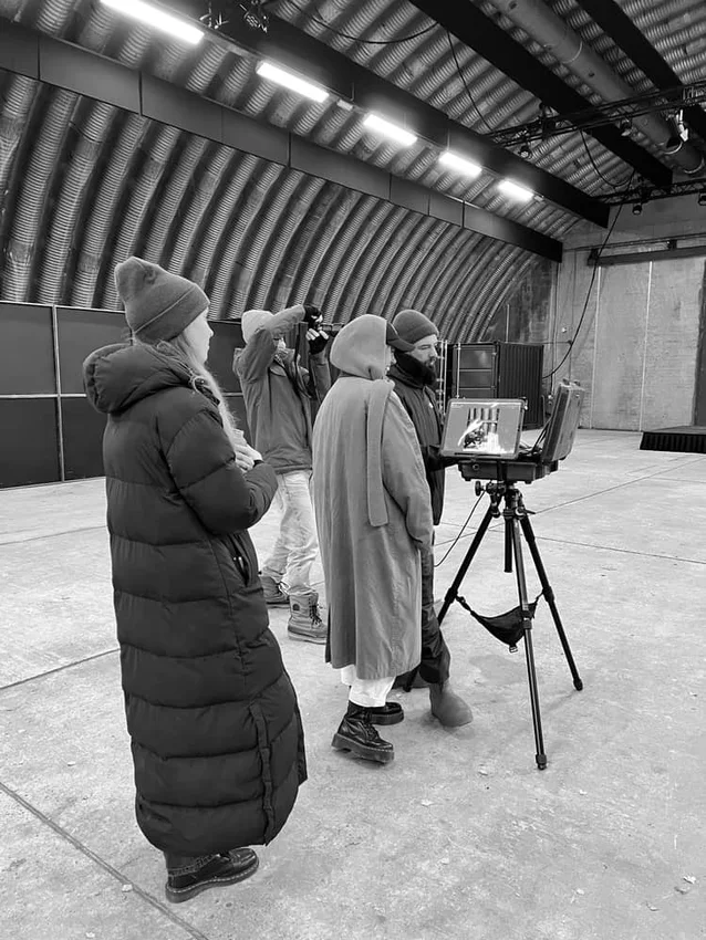 Working together on location